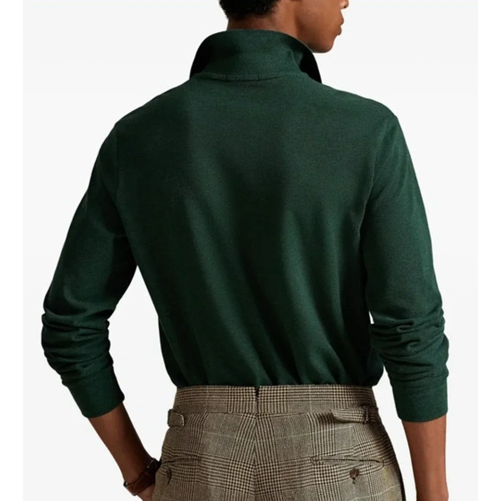 POLO RALPH LAUREN Long Sleeve Polo Shirt Size 3XB NEW Green $170